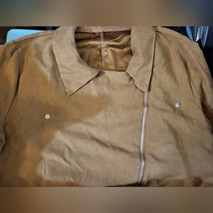 New Ladies Lightweight Faux Suede short Jacket Sz M-L